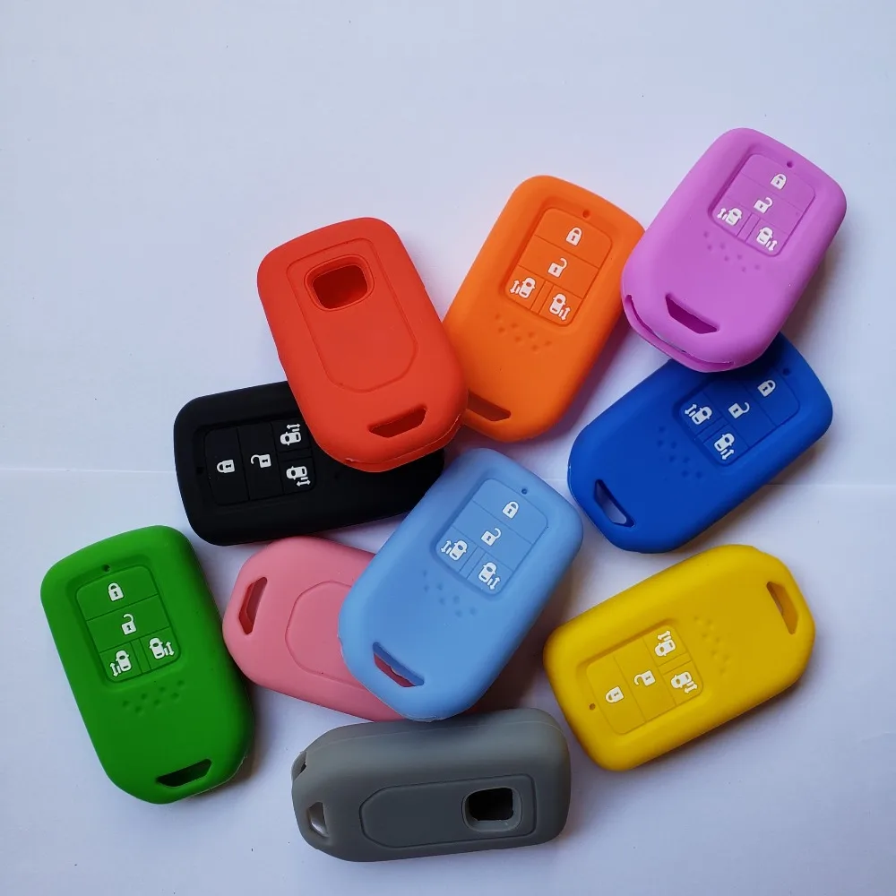 Чехол для брелка с ключом защитный силиконовый бесключевого доступа куртка Honda