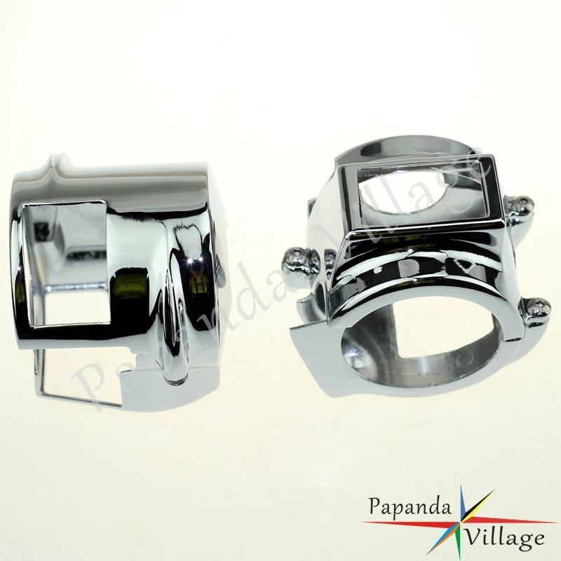 Мотоциклетный хромированный алюминиевый левый правый руль переключатель Корпус