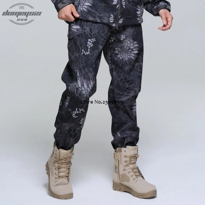 typhon pants Армейское камуфляжное пальто, военная тактическая куртка, военная одежда, верхняя одежда, мягкая оболочка, водонепроницаемая ветрозащитная куртка, комплект - Цвет: typhon pants