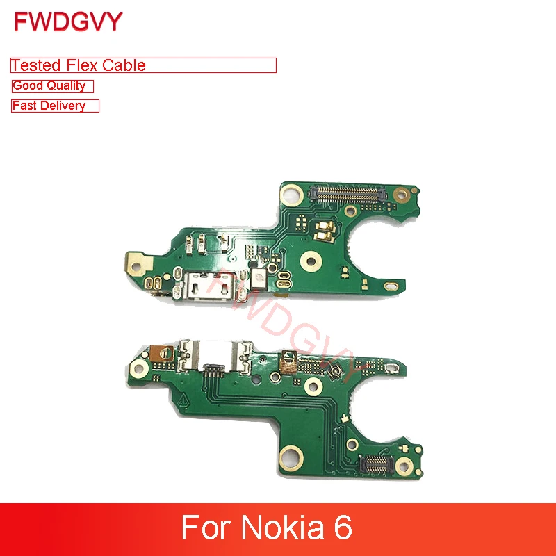 

For Nokia 6 USB Charger Dock Connect Charging Flex Cable Repair Spare Parts Test QC