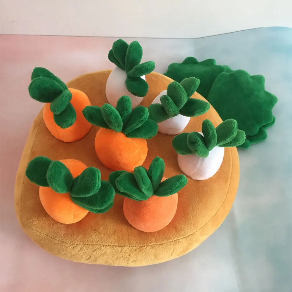 

Vegetable Garden Carrot Toy Pull The Carrot Parent-child Interaction Education Hands-on Ability Educational Cute Plush Toys