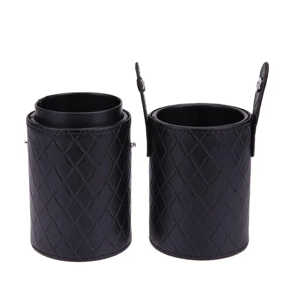 Чехол для хранения макияжа из искусственной кожи контейнер кистей портативный