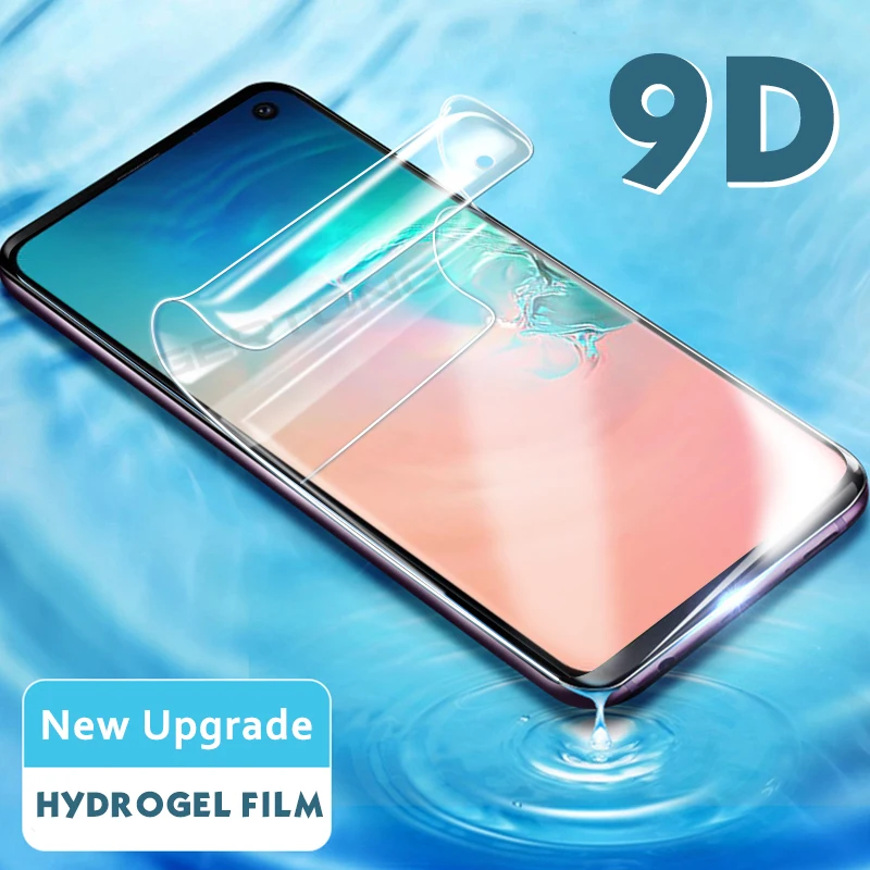 

9D Full Cover Soft Hydrogel Film For Samsung Galaxy S10e S10 S9 S8 Plus Note 9 8 Screen Protector HD Protective Films Not Glass