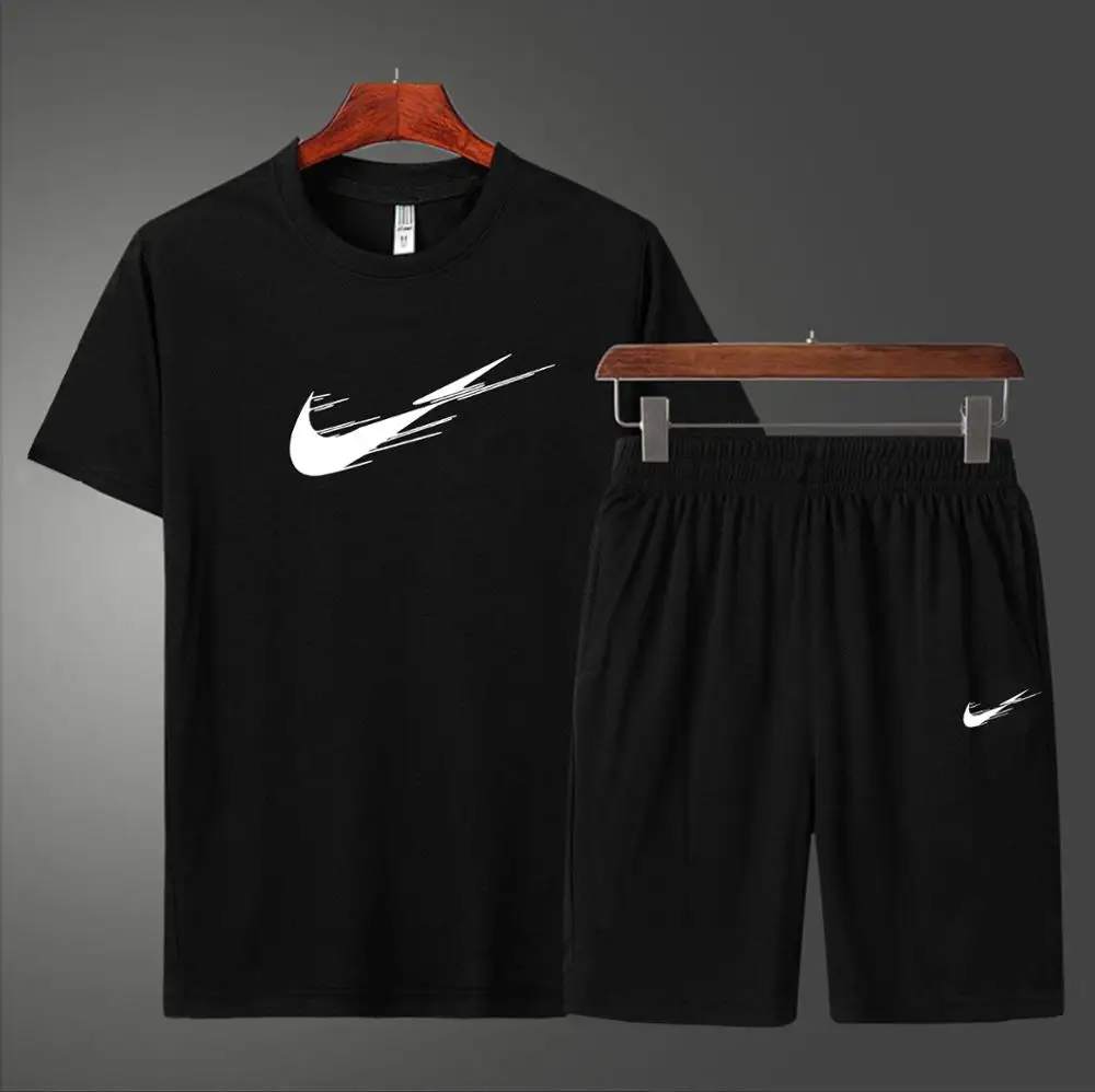 Быстросохнущий мужской набор для бега 2020 фирменные спортивные костюмы