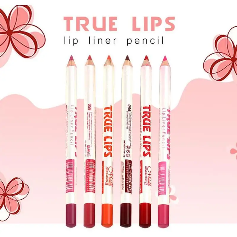 Карандаш Lipliner 6 шт./компл. нюдовые матовые помады ручка водостойкая стойкая