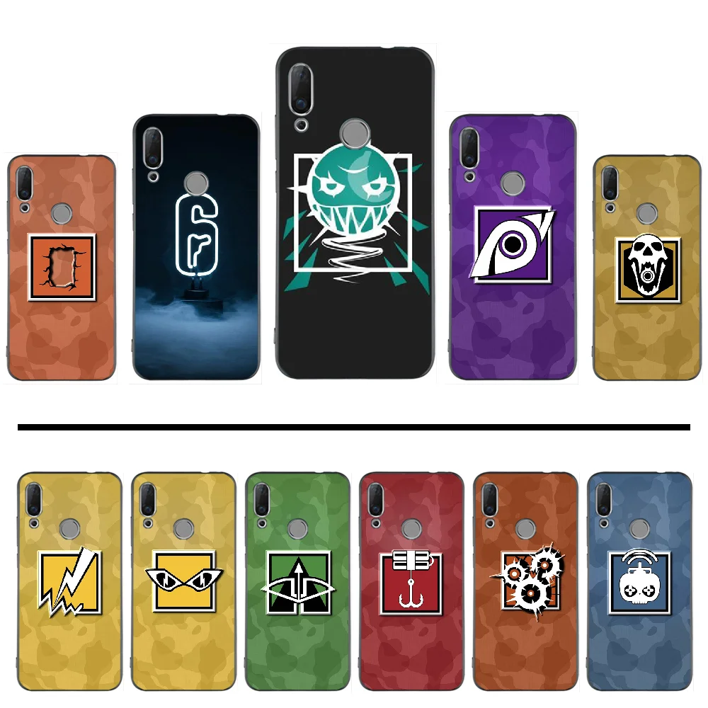 Rainbow six siege DIY чехол для телефона с рисунком Huawei NOVA 2 2i 2s 3i 4 4e 5 plus P10 lite 20 P20 pro