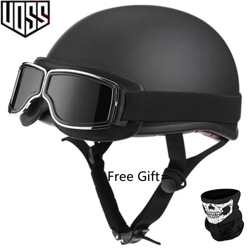Мотоциклетный шлем Knight Ретро полушлем ABS Cruiser Chopper Casco DOT Утвержденная хорошая
