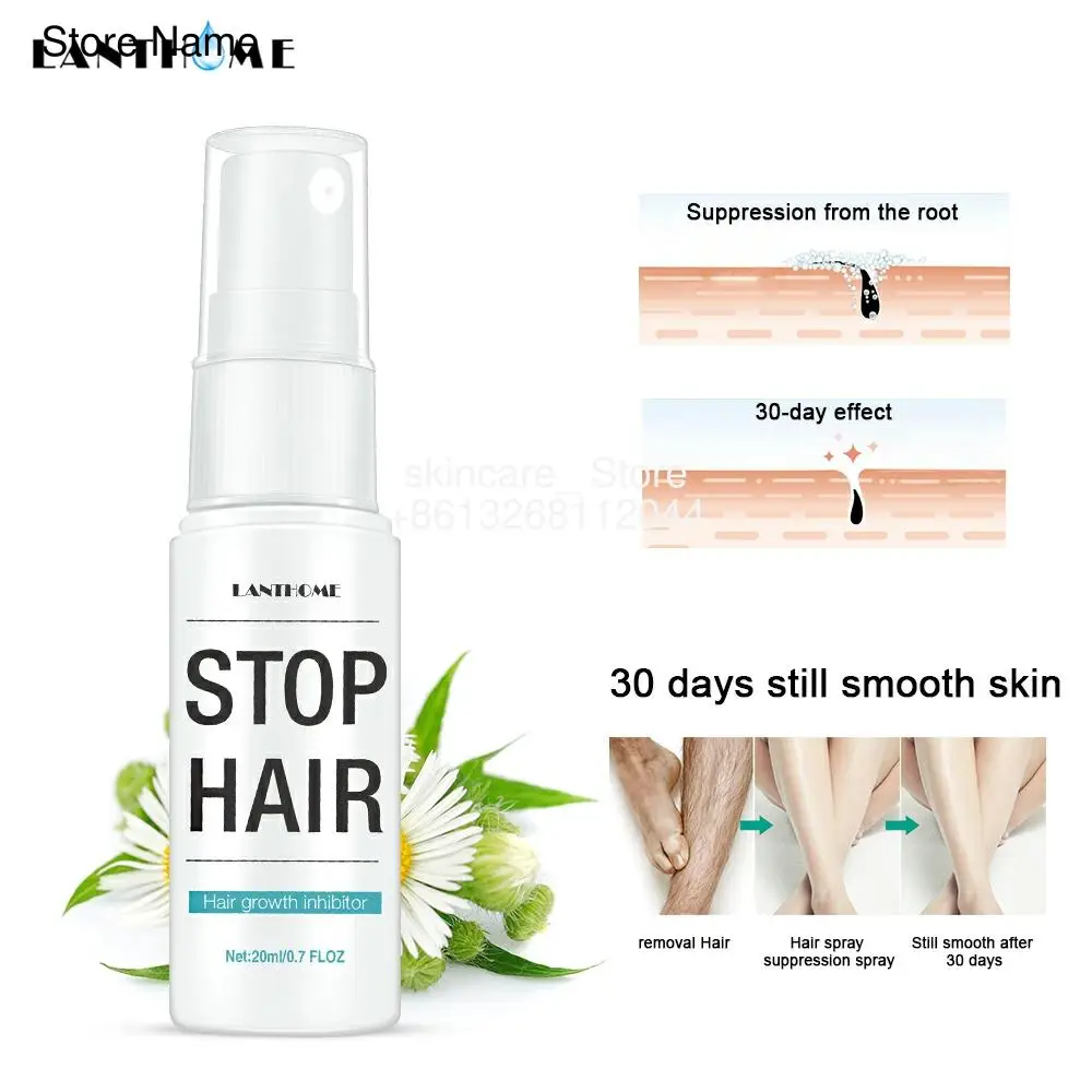 

Hair Growth Inhibitor Hair Removal Cream Natural Painless Depilatory Wax Body Bikini Legs Hair Remover Spray Face Leg Hand Care