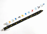 weather forecast and moon lanyard is suitable for cartoon all match mobile phone lanyard long badge camera lanyard
