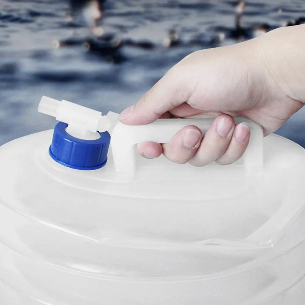 

5L/10L/15Lcollapsible Water Bag Camping Hiking Water Containers Outdoor Drinking Multifunction Telescopic Storage Water Bottle