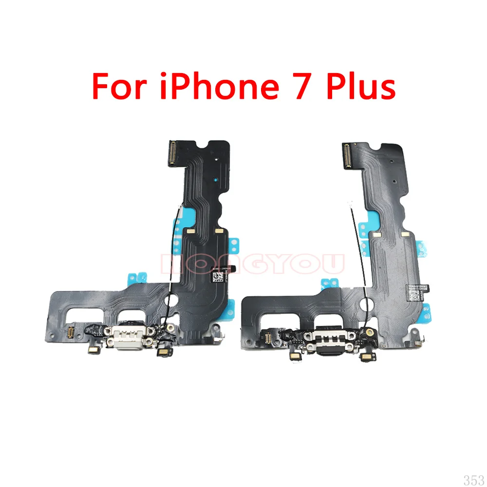 Гибкий кабель разъема порта зарядки USB для iPhone X 8 7 Plus 7Plus 8Plus 4,7 дюйма 5,5 дюйма.