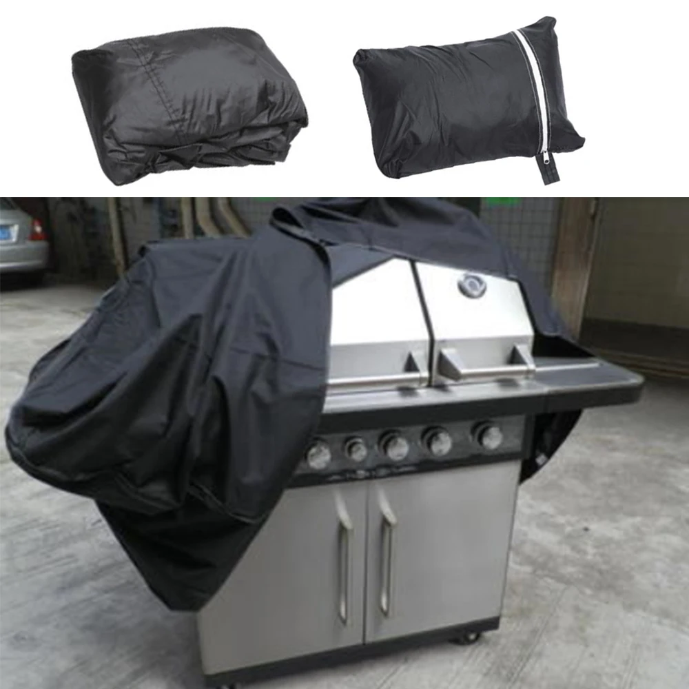 

210D Rain Water Proof Dust Anti Sun BBQ Grill Cover Garden Outdoor Barbeque Barbecue Gas Protector Covers Case D40
