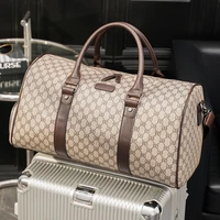 fashion design luxury handbag men women large capacity travel duffle bag with portable zipper luggage organizer sac de voyage