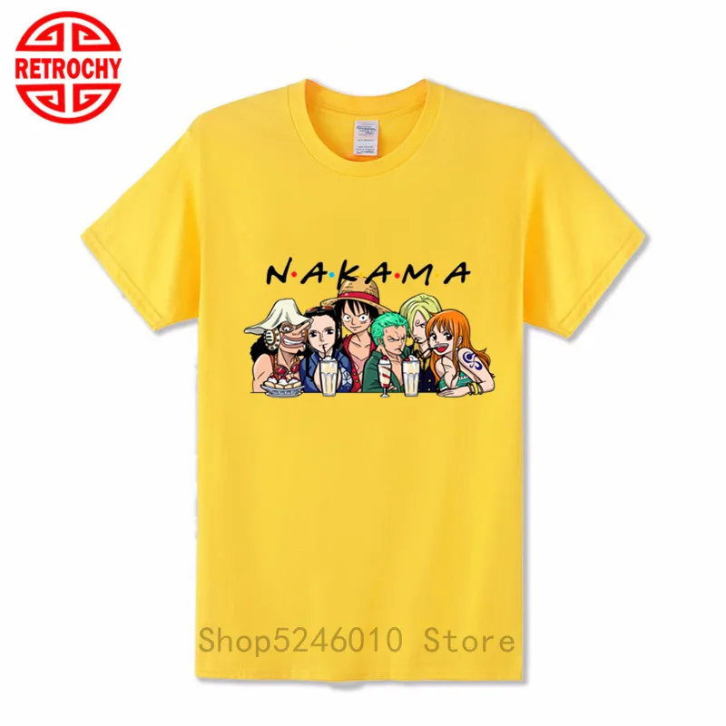 Футболка NAKAMA с изображением семьи обезьянки D Луффи Чоппер ророноа Зоро футболка