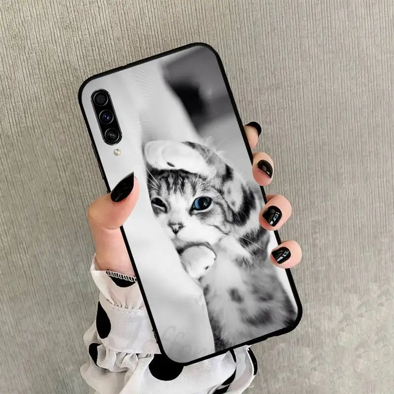

Cute Animal Cat Phone Cases For Samsung galaxy S 21 20 10 8 A 51 71 50 21s 70 40 20 20e note 10 plus Ultra 5g fe