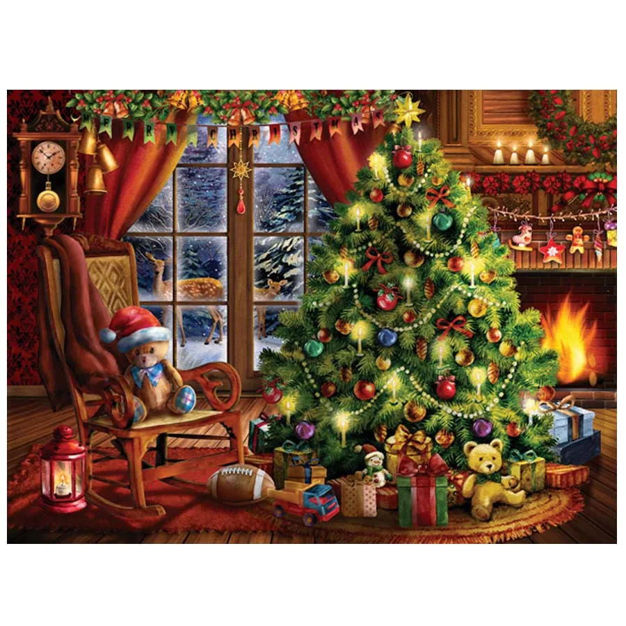 5d DIY Diamond Painting Full Square christmas tree Gift scenery Round Drill Daimond Painting Embroidery Cross Stitch Picture