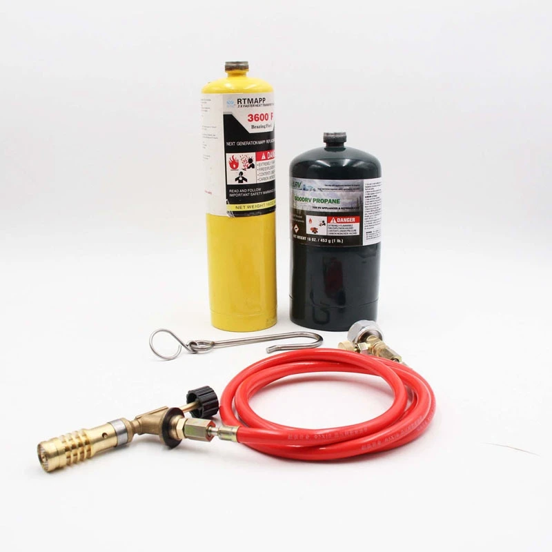 for Mapp Gas Turbo Torch Plumbing with Hose Solder Propane Welding Kit | Инструменты