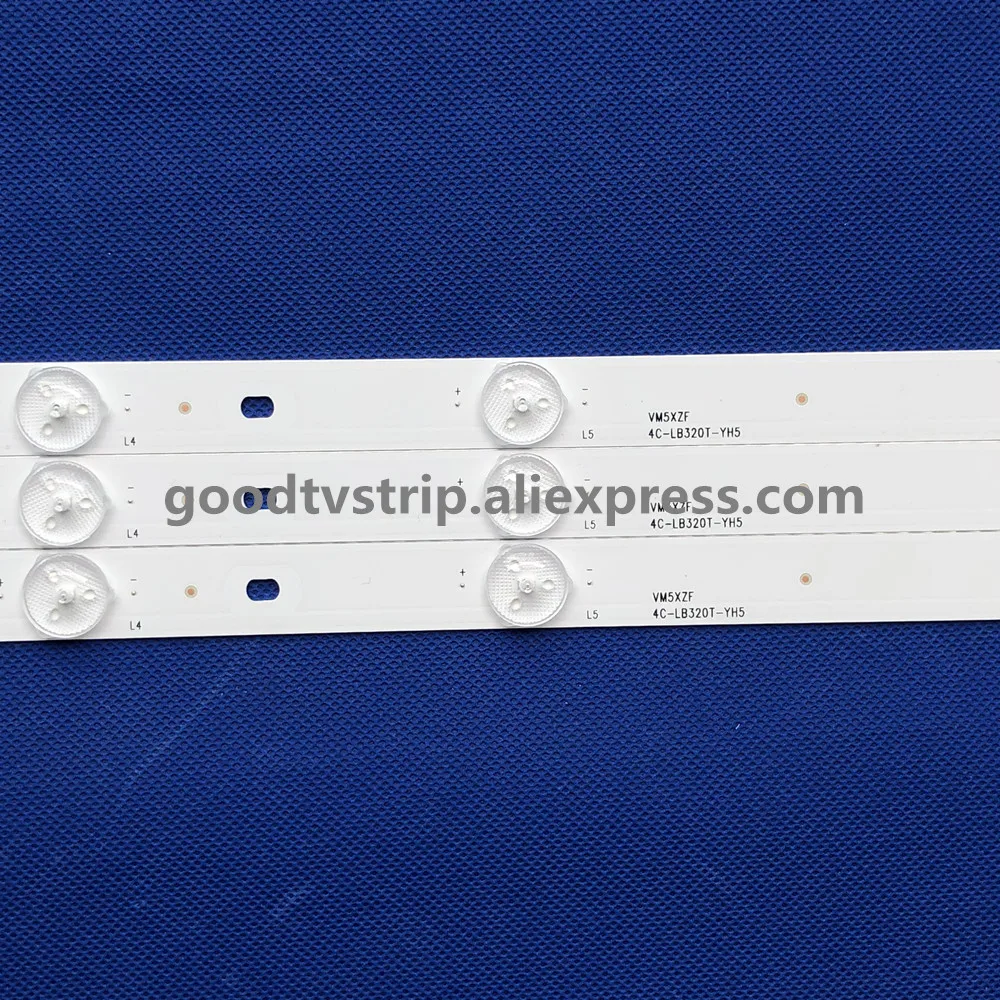 Светодиодная лента для подсветки 32L2306C TOT 32B2500-3X7 006-P2K1908B 4C-LB320T-YH5 605 мм 9 шт. - купить