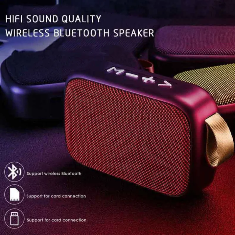 

Портативная Bluetooth-колонка, мини-сабвуфер HIFI, маленький радиоплеер, уличная спортивная Беспроводная аудиоподдержка Bluetooth/ USB/ TF /FM