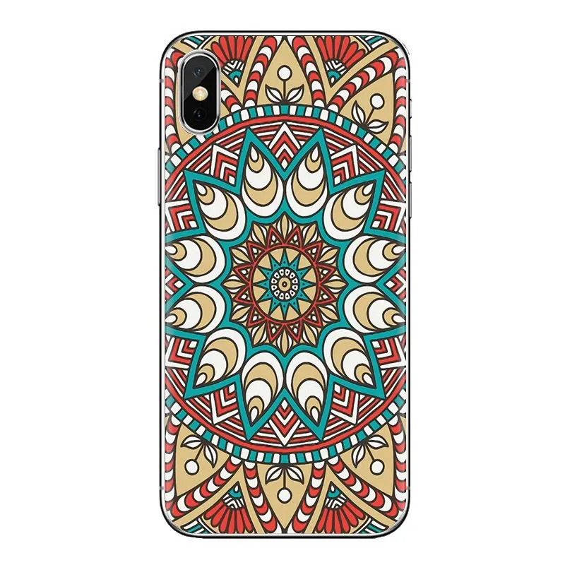 Красочные Пейсли Мандала Цветок для Xiaomi Redmi 4 3 3S Pro mi 4i 4C 5 5s Max Note 2 силиконовый чехол