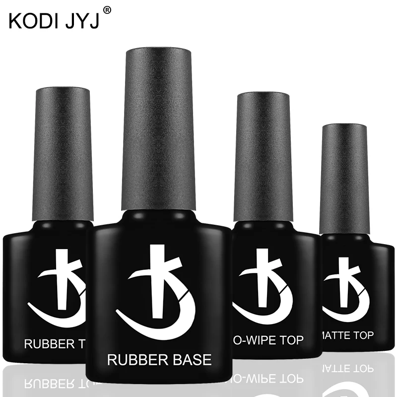 

KODI 7.5ml Base for Gel Varnish Manicure Base and Top Coat for Gel Polish Semipermanent uv Rubber Top Coat y Base Coat Gellak