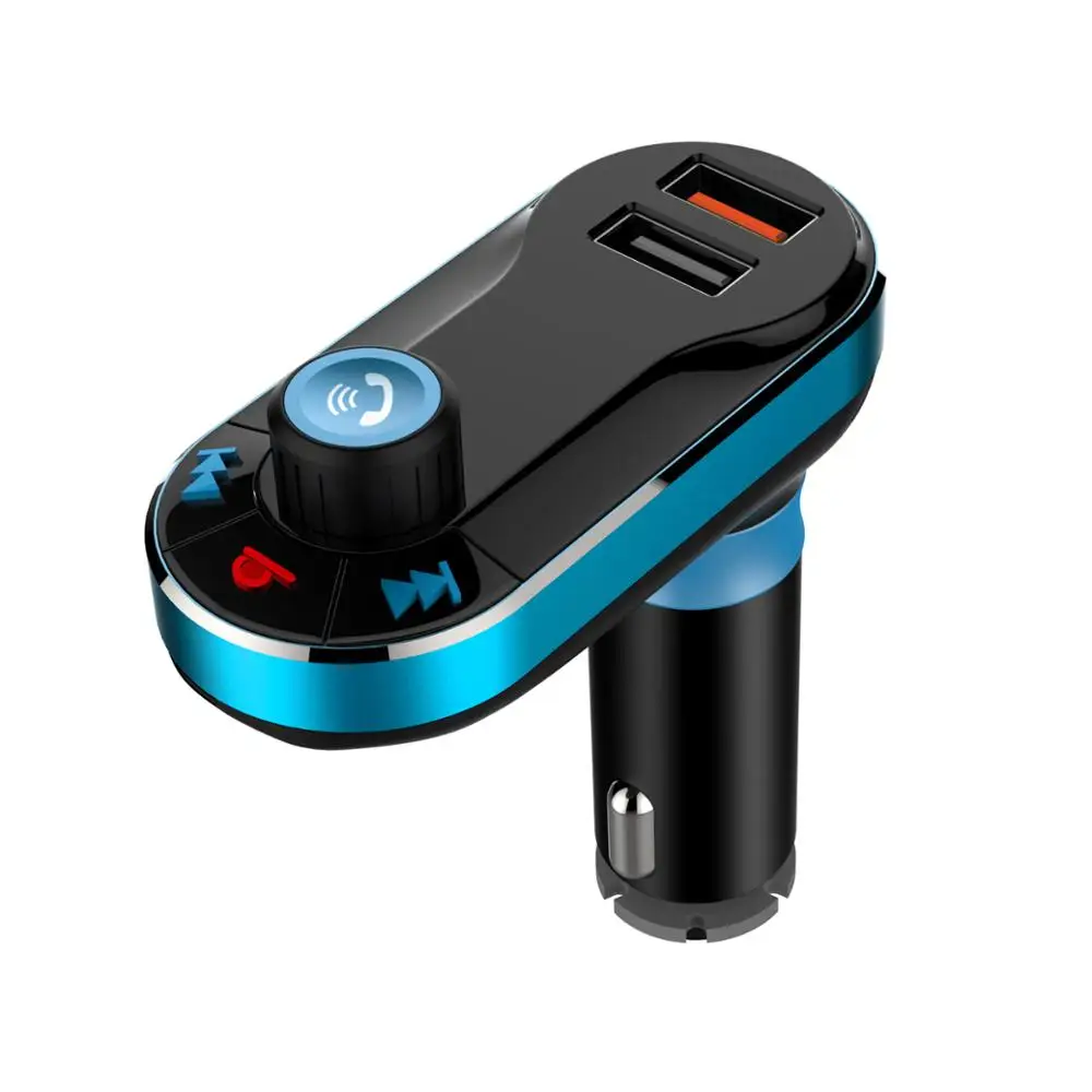 Горячий автомобиль Bluetooth громкой связи Авто MP3 плеер FM передатчик AUX IN
