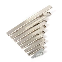 20pcs 24 97mm hair clips single prong alligator hairpin teeth blank base setting clips for hair accessories jewelry making diy
