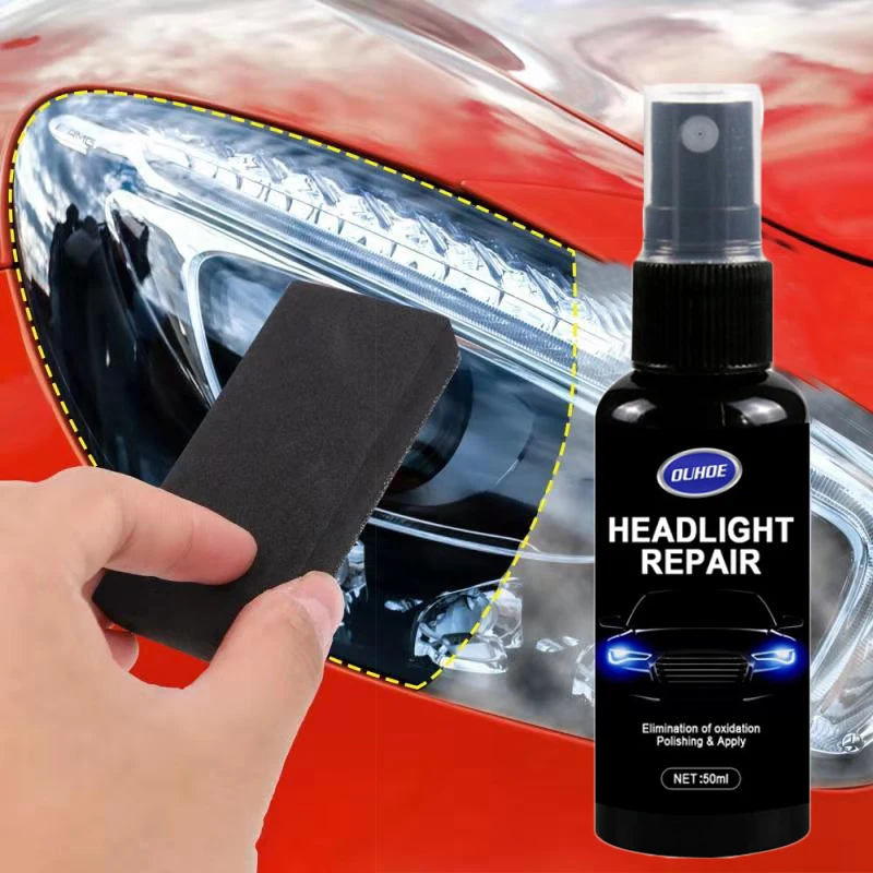 10ml Car Headlight Repair Coating Solution Repair Kit Oxidation Rearview Coating Headlight Polishing Anti-scratch Liquid Agent