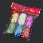 Воздушный шар из алюминиевой фольги с лентой лазер, 6 цветов