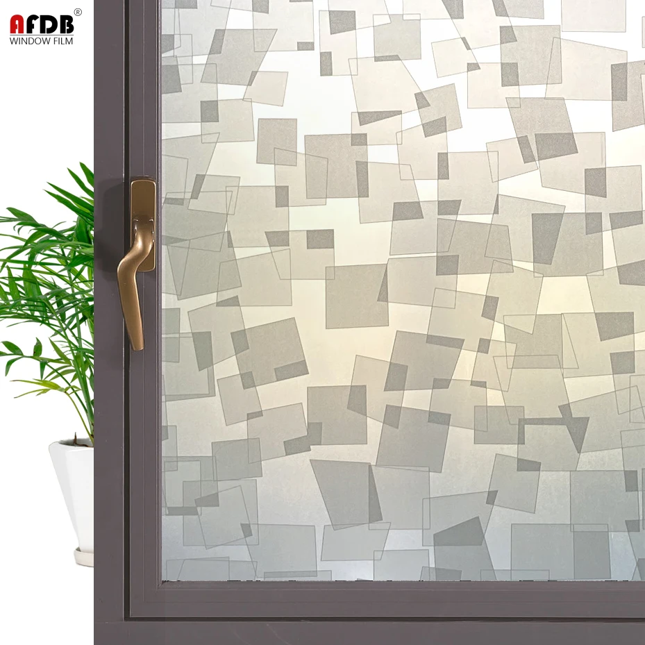 

New Style Decorative Adhesive Vinyl Window Privacy Film Window Sticker Decals Waterproof Sun UV Protection Vinyl for Glass