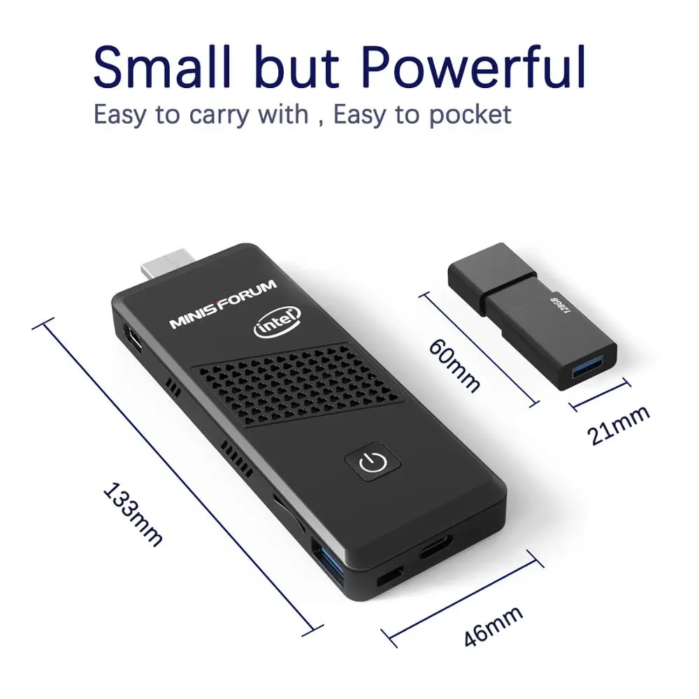 Офисный мини ПК S41 Intel Celeron N4120 Windows 10 Pro DDR4 4 Гб ОЗУ 64 ПЗУ ТВ флешка 2 4G 5G Wi Fi Bluetooth