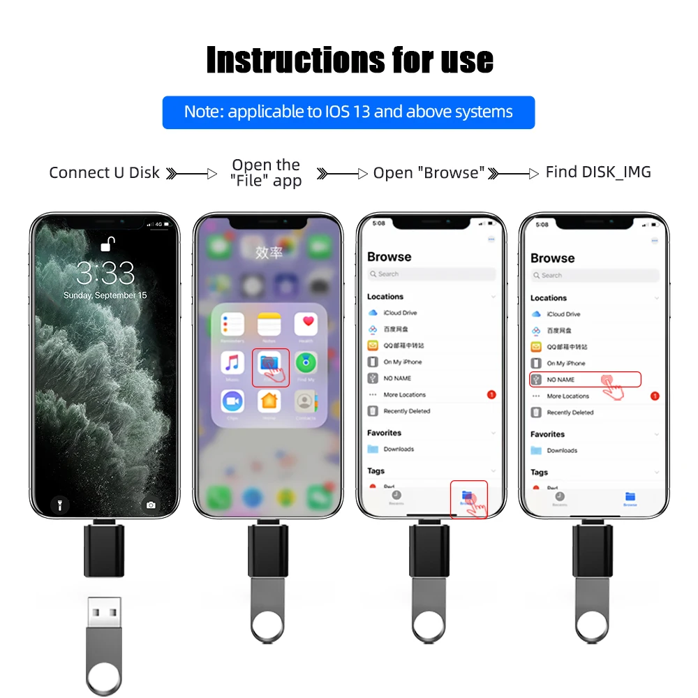 OTG адаптер для iPhone 12 mini xs 11 Pro Max конвертеры зарядки данных iPad IOS 13 на USB 3 0 Поддержка U