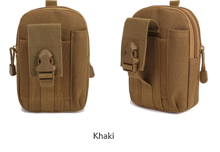 Khaki 2L Тактическая Военная поясная сумка, поясная сумка, сумка для улицы, для верховой езды, для бега, охотничьи кошельки, карманные аксессуары для бега - Цвет: Khaki