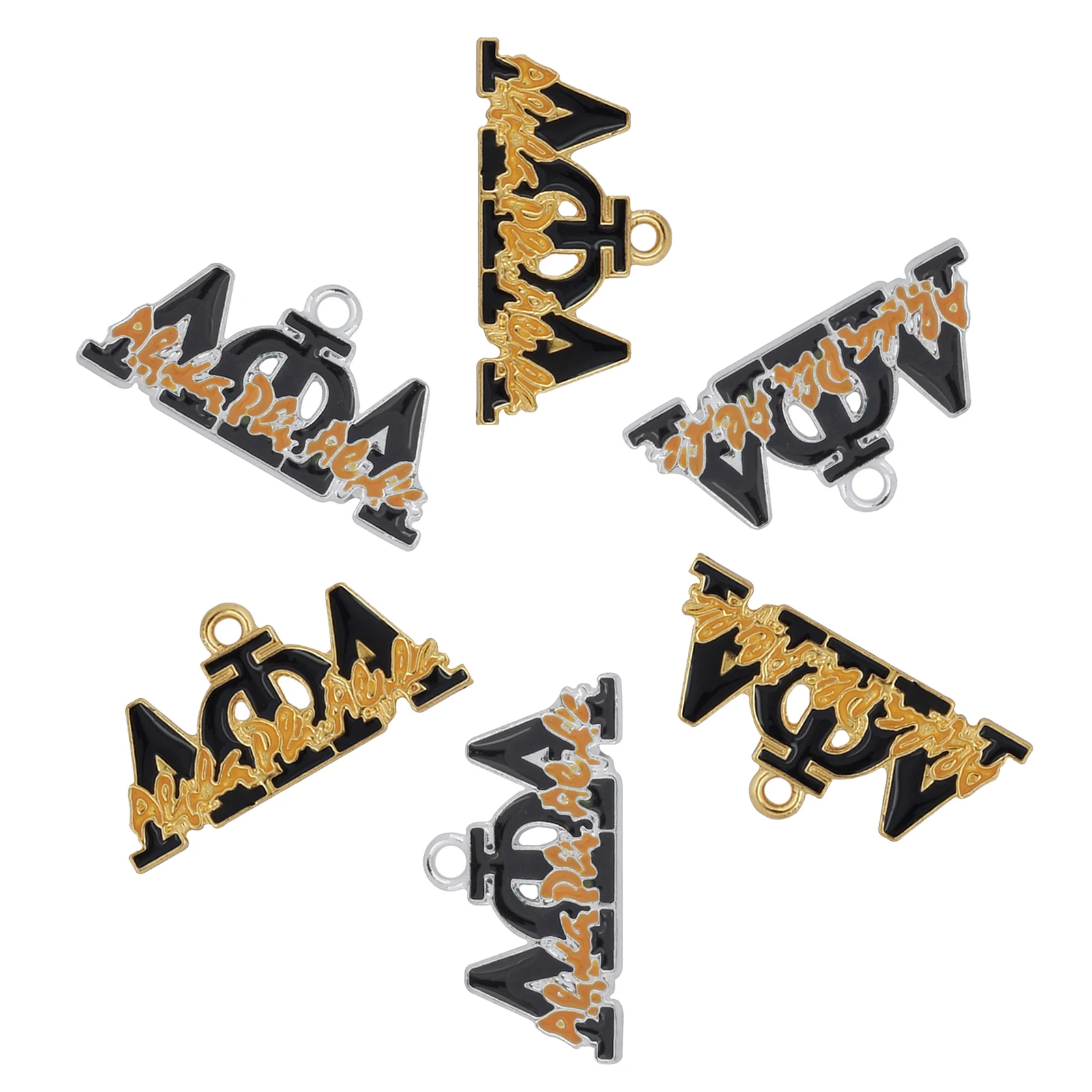 

10pcs Aolly ΑΦΑ Organization Charms for women DIY jewelry accessories