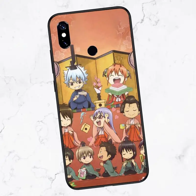 

GINTAMA amine Phone Case For Xiaomi Redmi 7 8 9t a3Pro 9se k20 mi8 max3 lite 9 note 9s 10 pro