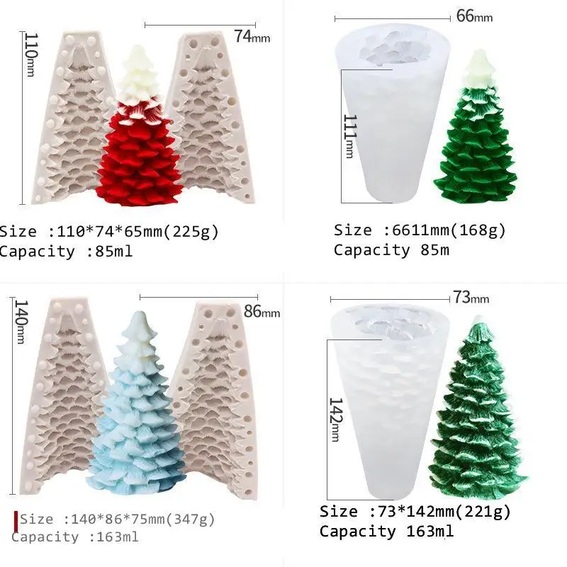 3D Рождественский сосновый конус силиконовая форма для торта свеча пчелиный воск