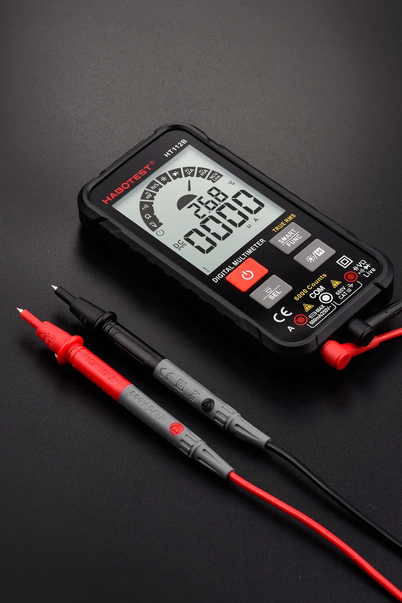 new generation 600v smart phone digital multimeter ohm capacitance hz ac dc ncv advanced multimeter tester