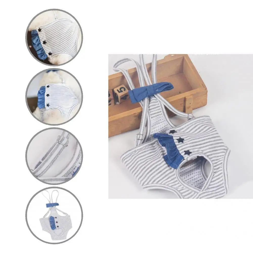 

Регулируемые Мягкие штаны для менструации собак, эластичные мягкие подгузники для собак малого и среднего размера