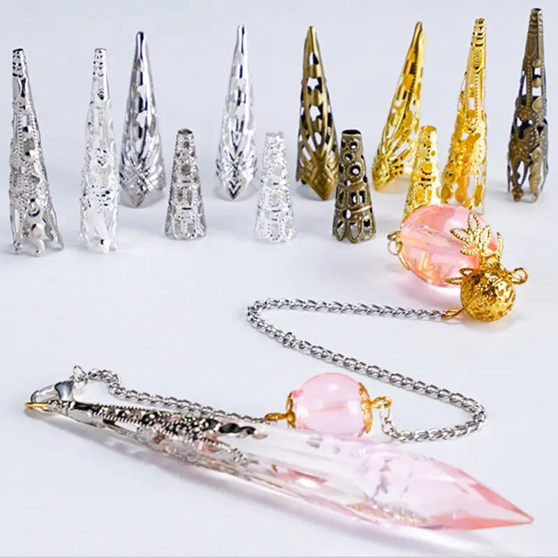 

1 Set DIY Handmade Pendant Jewelry Mold UV Resin Epoxy Mould Crafts Making Soft Silicone Molds Gifts 23GE