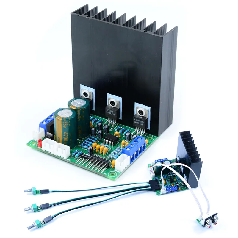 CIRMECH LM1875 Hi Fi компьютер сабвуфер 2 1 Мощность Плата усилителя 3 канальный