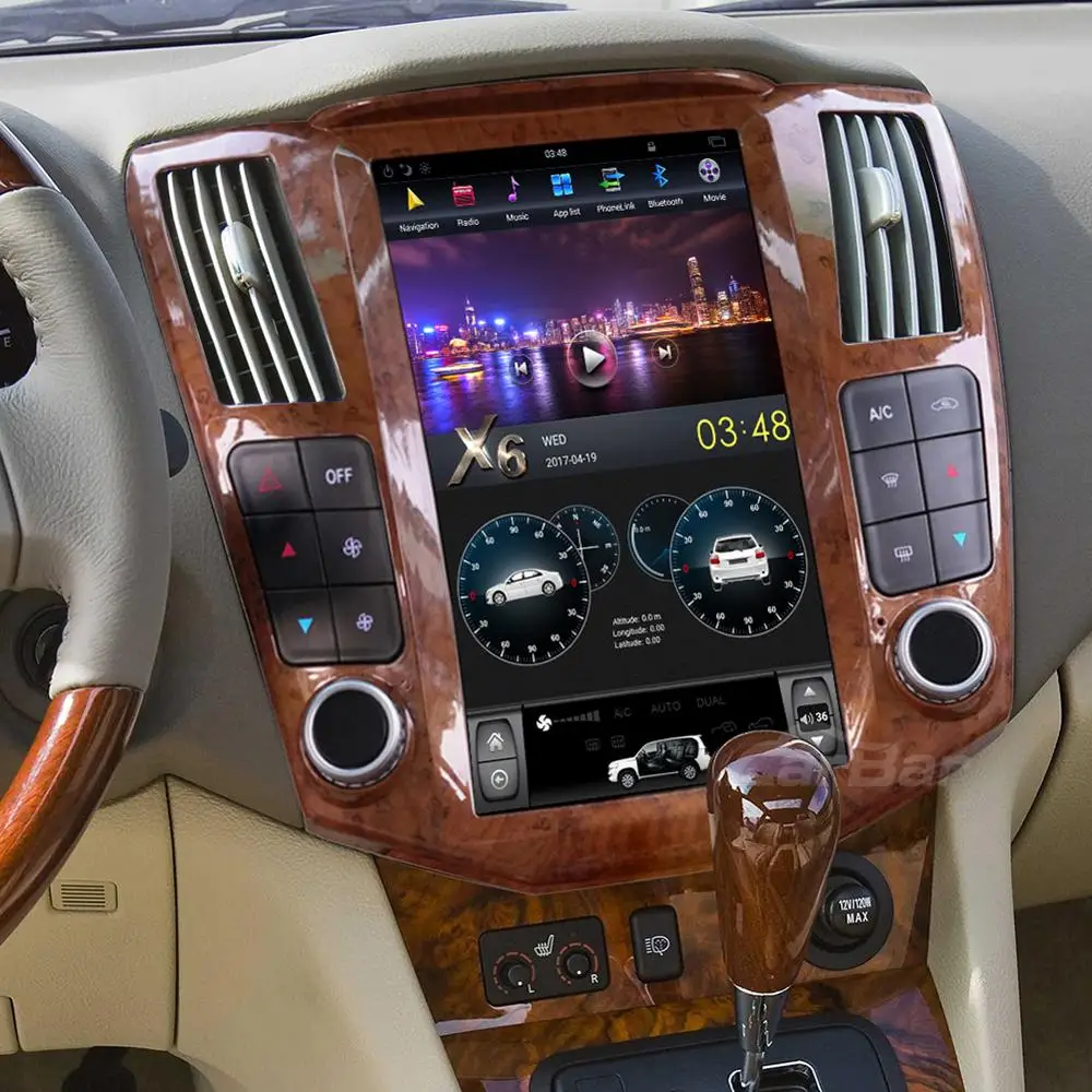 Автомобильный мультимедийный плеер Tesla с вертикальным экраном Android 9 0 DVD GPS радио