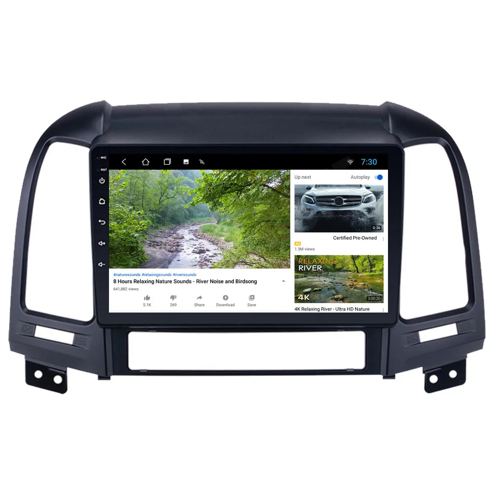 Автомагнитола для Hyundai Santa Fe SantaFe мультимедийный плеер на Android 10 с четырехъядерным