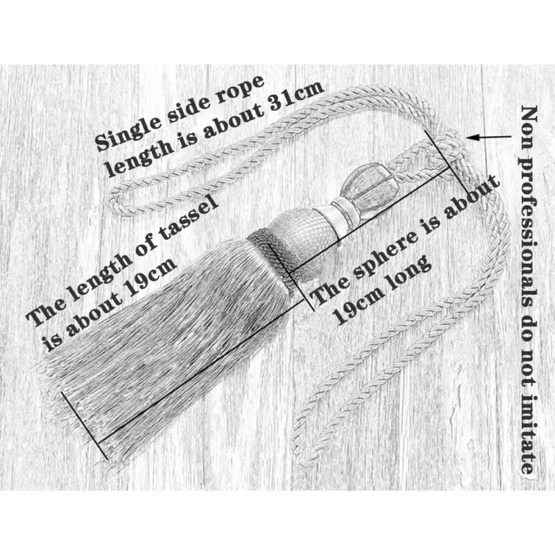 FAROOT 1 пара декоративный канат бахрома оконная занавеска с кисточками препятствие