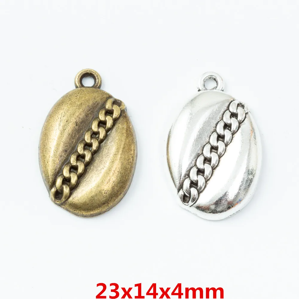 

40 шт., подвеска в виде ракушки из цинкового сплава