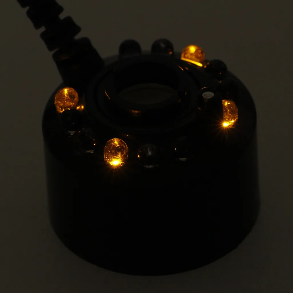 M2EE Ultrasonic12-LED водяной фонтан для пруда 3 цвета светильник тепсельная вилка