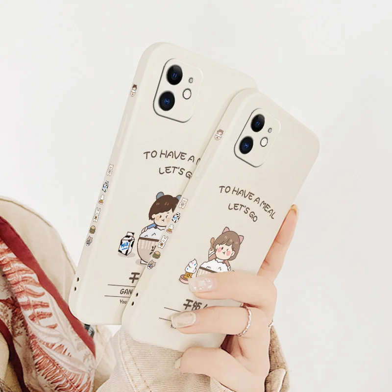 

Rice Boy Phone Phone Case For iPhone 12 13 Pro Max Mini 11 Pro Max X XS XR XS MAX SE2020 8 8Plus 7 7Plus 6 6S Plus Cover