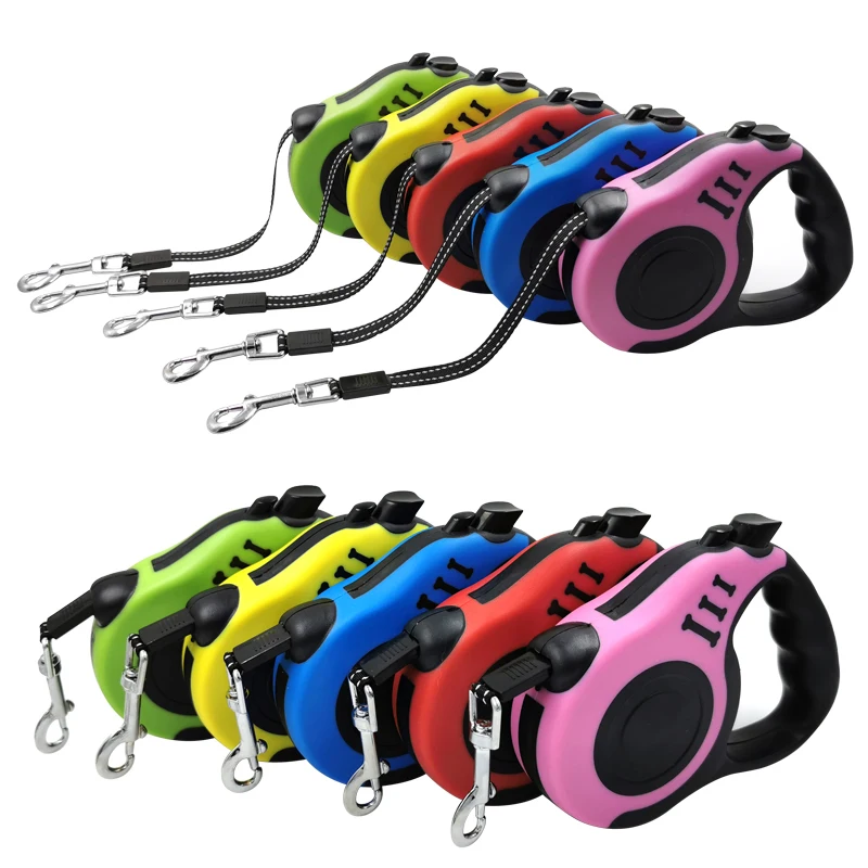 

3M 5M Retractable Dog Leash Lead Automatic Flexible Dog Puppy Cat Traction Rope Belt Dog Leash For Small Medium Dogs Pet Product