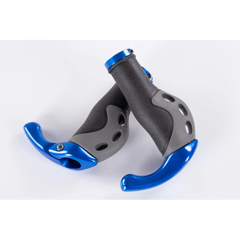 MTB удобные ручки руля велосипеда Алюминий резиновые Байк велосипед замок на