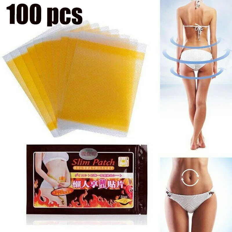 100 шт патч на живот для похудения наклейки пупка Minceur потеря веса удерживает форму