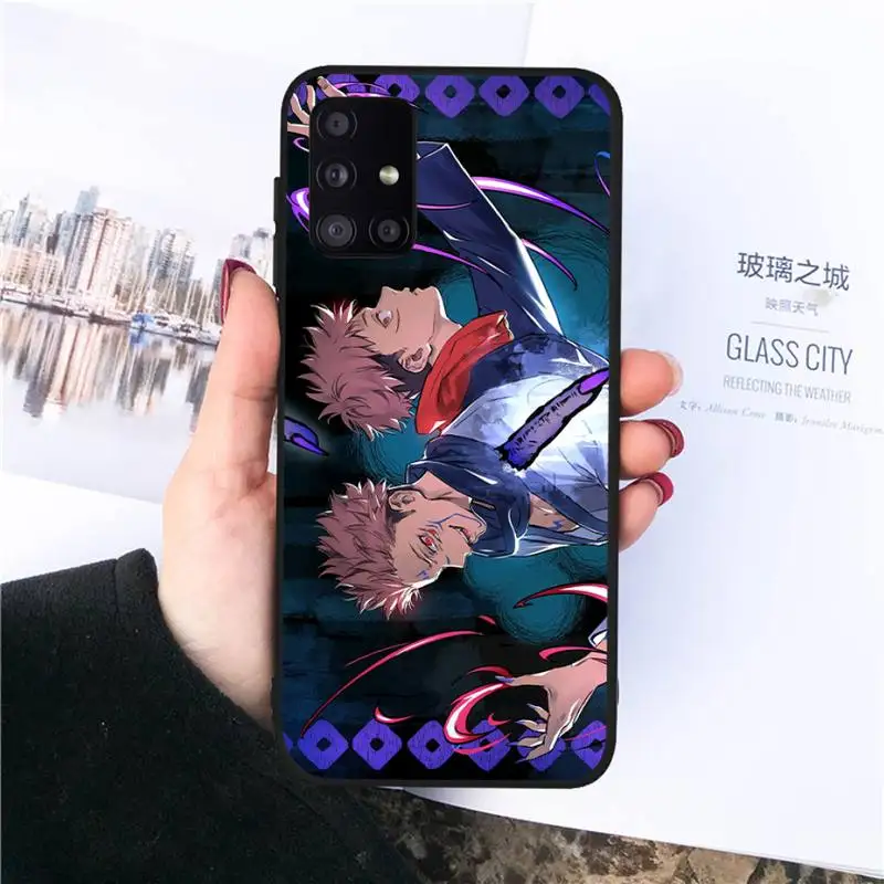 

Cartoon Anime Jujutsu Kaisen Phone Case For Samsung Galaxy S8 S9 S10 Plus S10E Note 3 4 5 6 7 8 9 10 Pro Lite cover